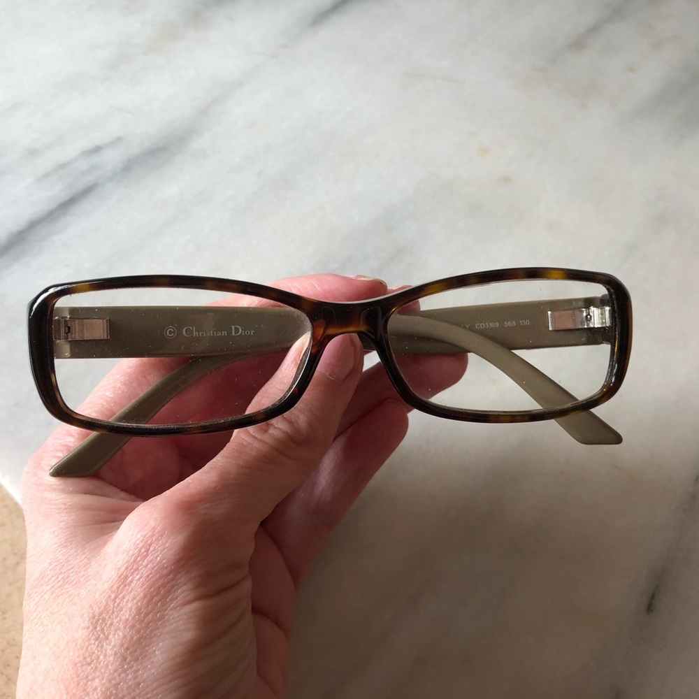 Dior Eyeglasses with Case and dust cleaner